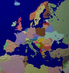 Map of Europe