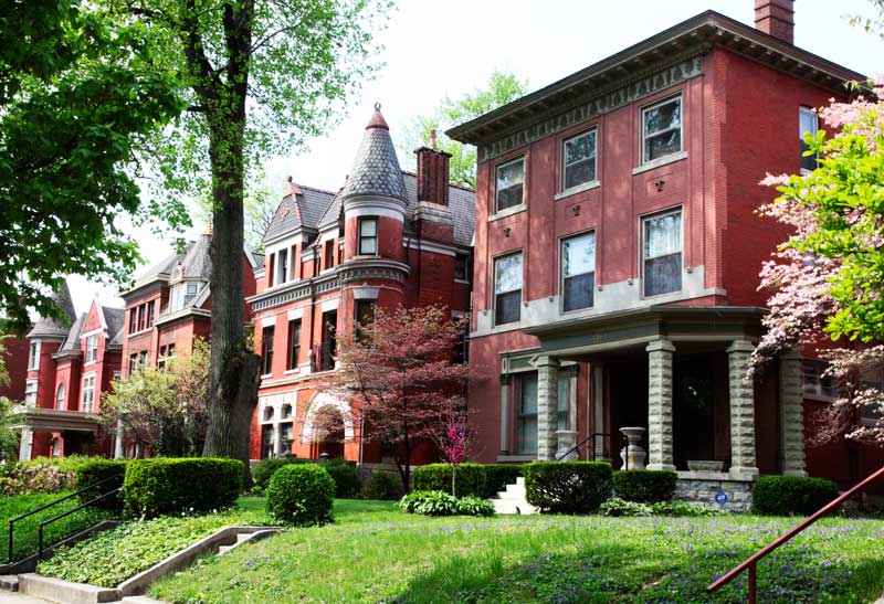 Houses in the Highlands of Louisville